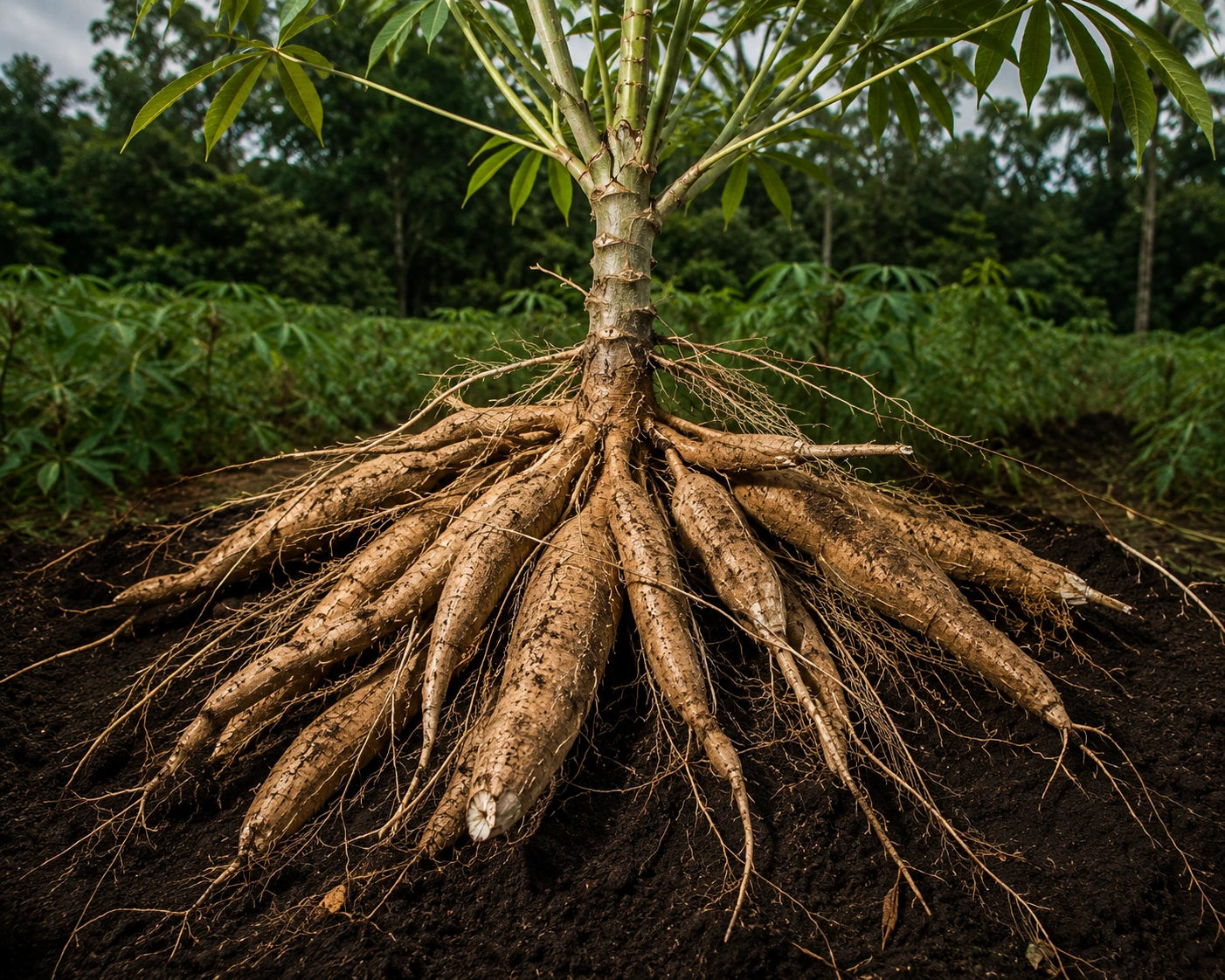 Cassava thriving in a changing climate